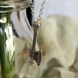 Bundle 3 for $20. Stamped Hatchet Pendant